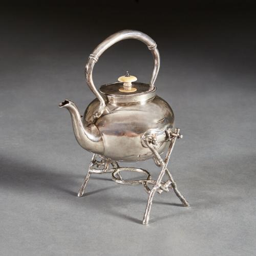 Silver Plated Teapot on Stand by James Deakin and Sons