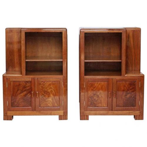Art Deco Bedside Cabinets Tables by Betty Joel