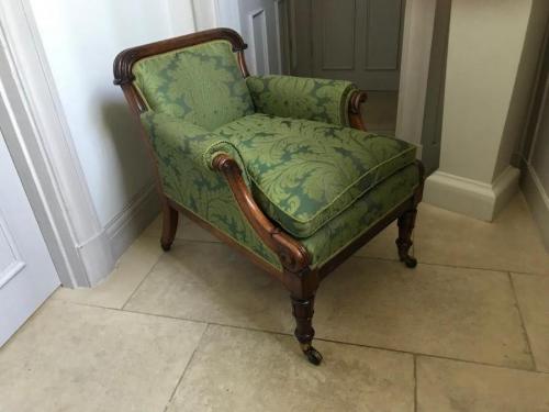 George IV Period Lounging Chair, English Circa 1830
