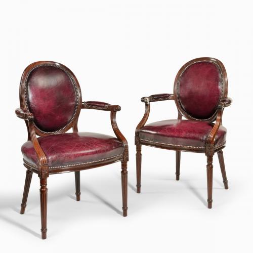 Edwardian mahogany chairs