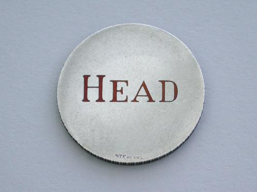 American Sterling Silver Heads and Tails Coin