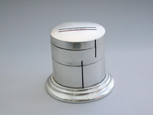 American Sterling Silver Twin Compartment Stamp Roll