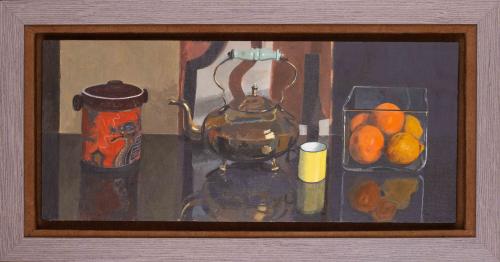 Brian Keany RSW (Scottish b.1939), Still Life on a Glass Table