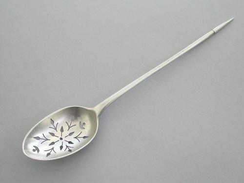 George III Silver Mote Spoon