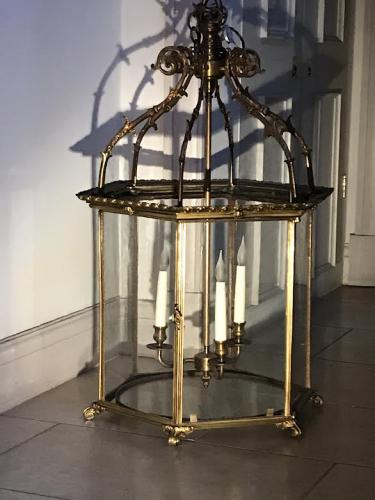 Rare Grand Original Georgian Period Lantern Circa 1820
