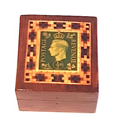 Tunbridge Ware stamp box by Littleton Green