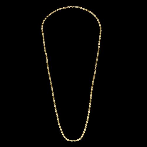 Cartier Classic Vintage Mariner Anchor Link 18ct Gold Long Chain Necklace