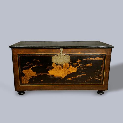 An 18th Century Japanned Trunk