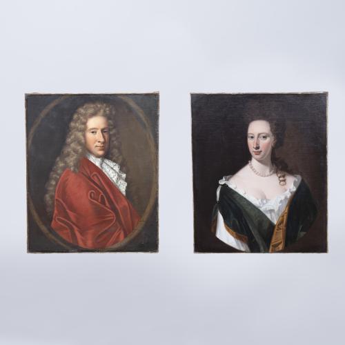 Pair of Late 18th Century Portrait Paintings