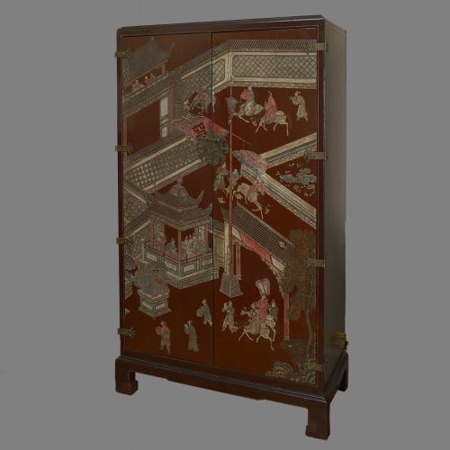 Chinese Lacquer Cupboard