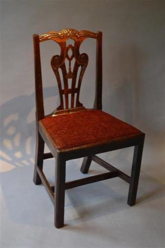 A fine Georgian walnut child's chair