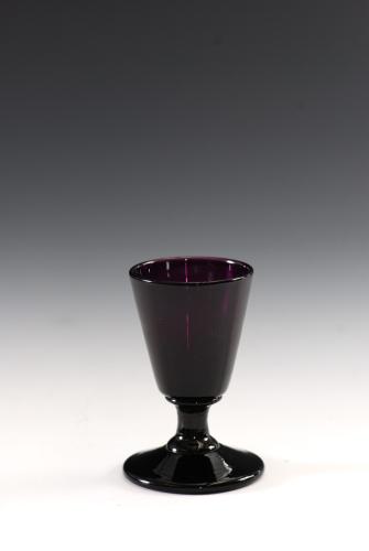Miniature amethyst glass