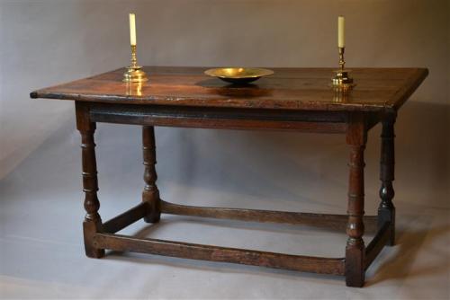 Charles II oak farmhouse refectory table