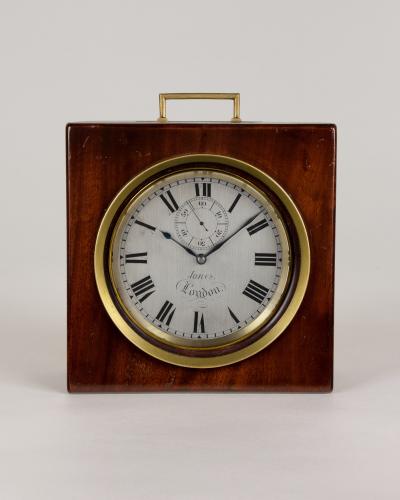 JONES, LONDON. A good Victorian period English Table Timepiece