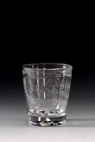 A small tumbler or tot glass