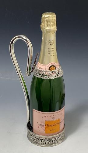 Italian Silver Champagne Bottle Holder
