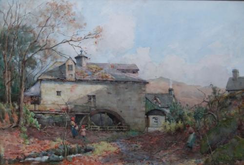 Willie Stephenson watercolour Wales Welsh landscape painting