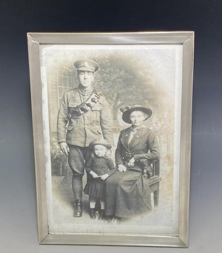 Antique silver Photograph Frame James and William Deakin