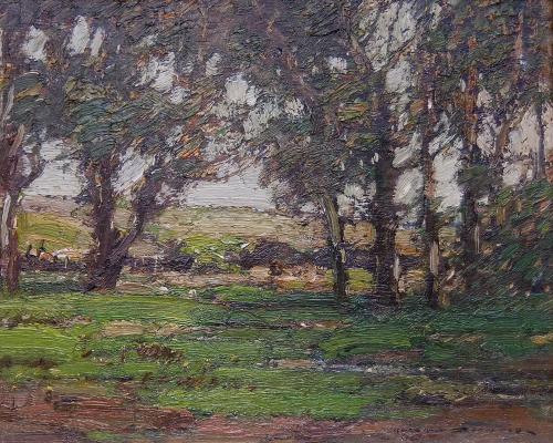Kershaw Schofield oil painting Yorkshire landscape
