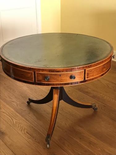 Regency Library Drum Table - Circa 1805