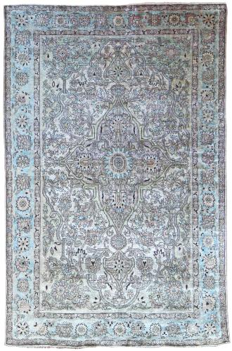 Antique Silk Farahan rug