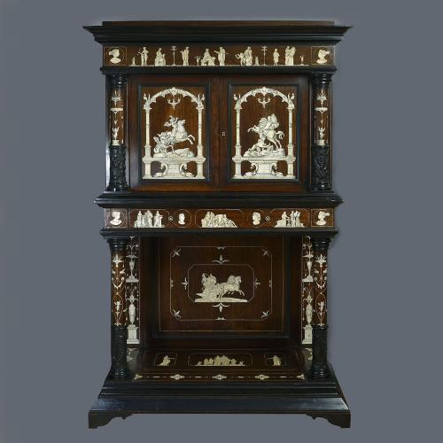 Italian Neo-Classical Cabinet on Stand