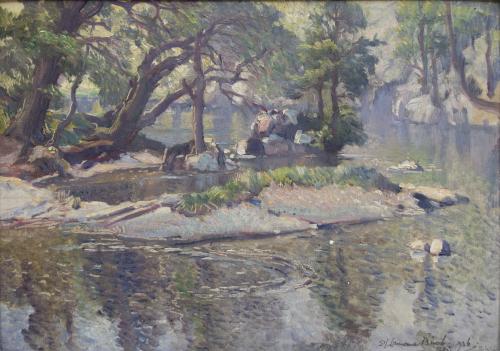 Loch Lubnaig, Perthshire by Samuel John Lamorna Birch (1869 - 1955)