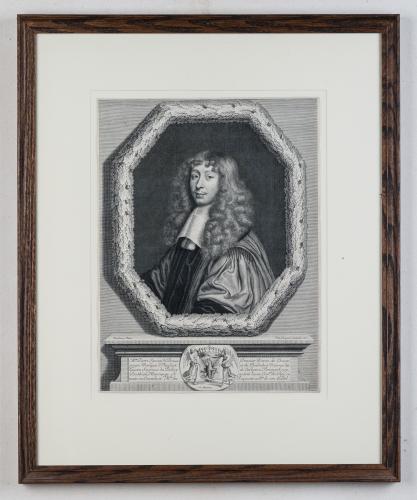Engraved Portrait of Pierre Ignace de Braux