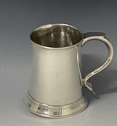 Georgian silver mug tankard 1773 John King