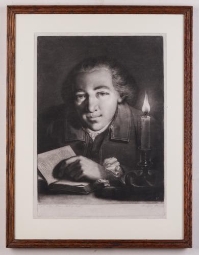 Man With Book and Candlestick by Thomas Frye