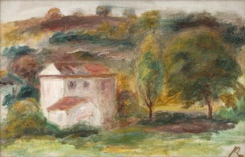 Paysage a la Maison Blanche - Pierre-Auguste Renoir (1841 - 1919)