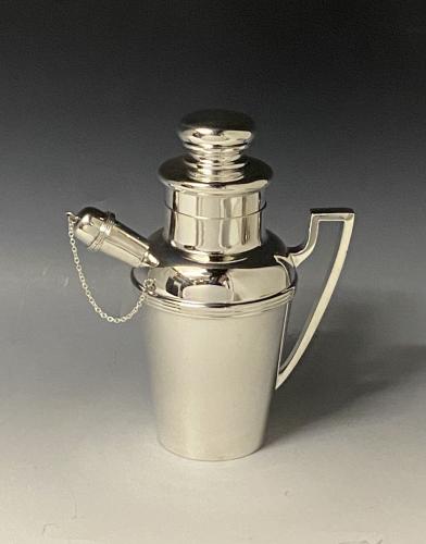 Cartier sterling silver cocktail shaker 