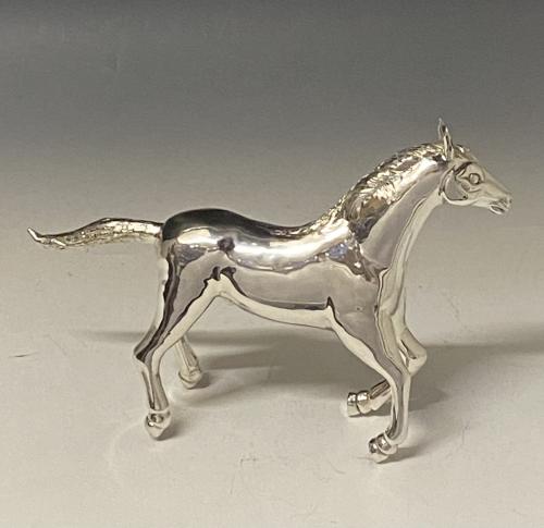 Sterling silver model horse 