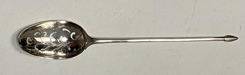 Scottish Edinburgh silver mote spoon c1770