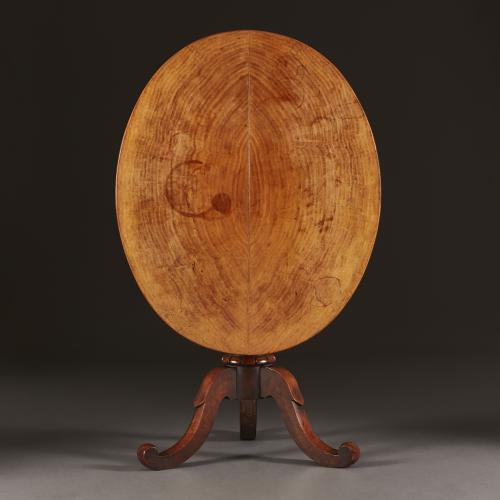 An Unusual Oval Occasional Table