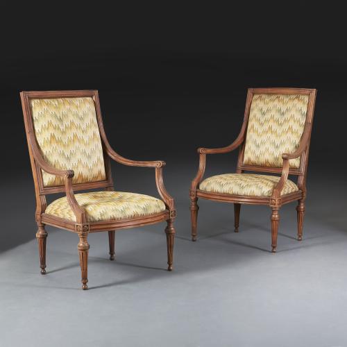 19th Century Overscale Armchairs