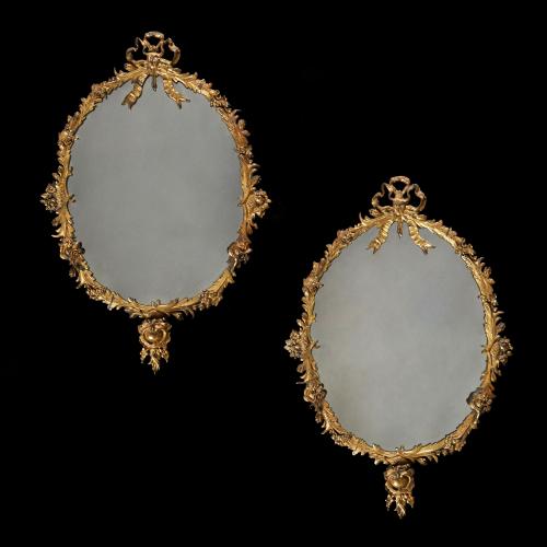 Pair of George IV Ormolu Mirrors