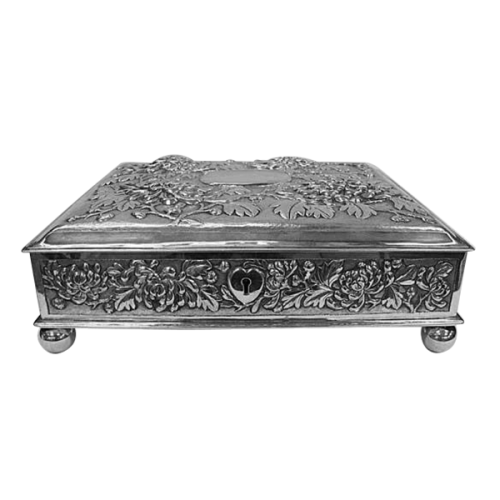 Antique Chinese Silver Casket