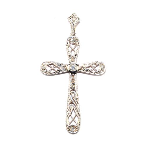 Edwardian Diamond Cross circa 1910