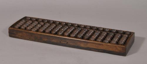 S/5048 Antique 19th Century Oriental Abacus
