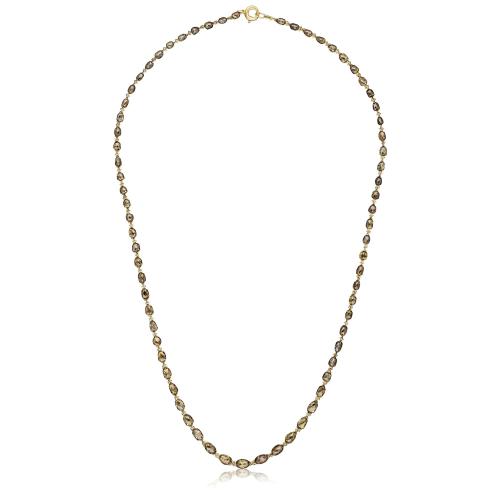 briolette diamond and gold necklace
