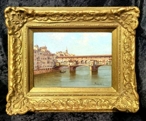 Ponte Vecchio (A pair) by Antonietta Brandeis