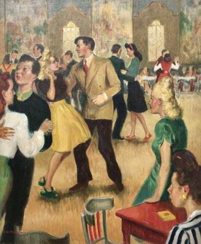 At the Dancehall by Jerry Critchlow