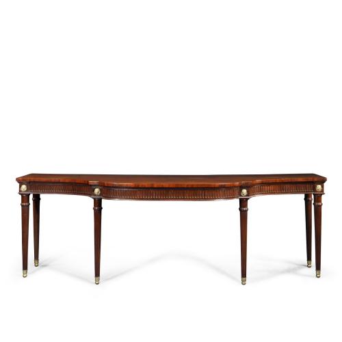 large Regency mahogany serving table
