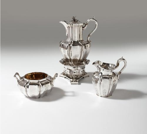Queen Victoria’s silver coffee service by William Bateman & Daniel Ball