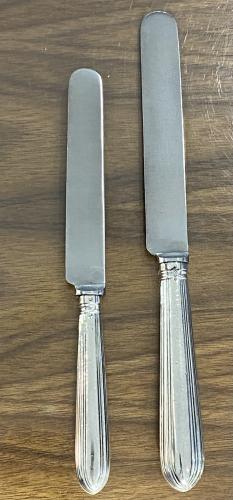Antique silver thread knives Francis Higgins 1853