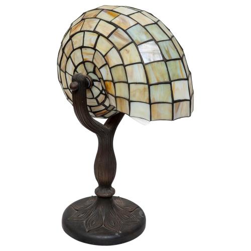 Tiffany Inspired Nautilus Table Lamp