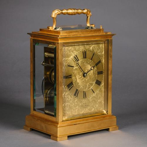 Victorian Gilt-Bronze Giant Carriage Clock
