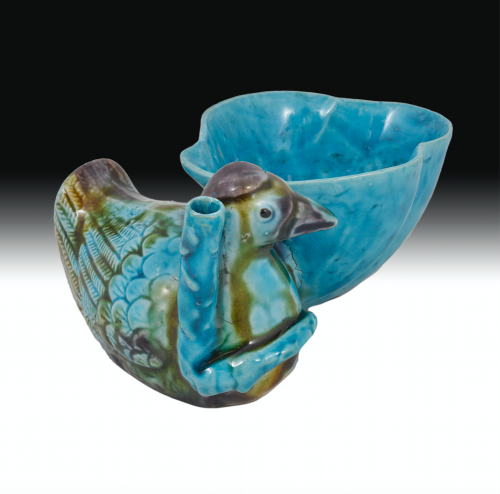 Turquoise Glazed Duck, Kangxi Period (1662-1722)