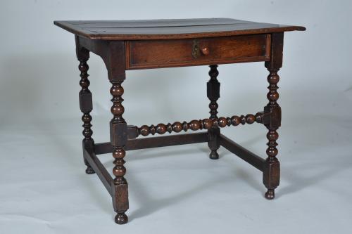 William and Mary Oak side table